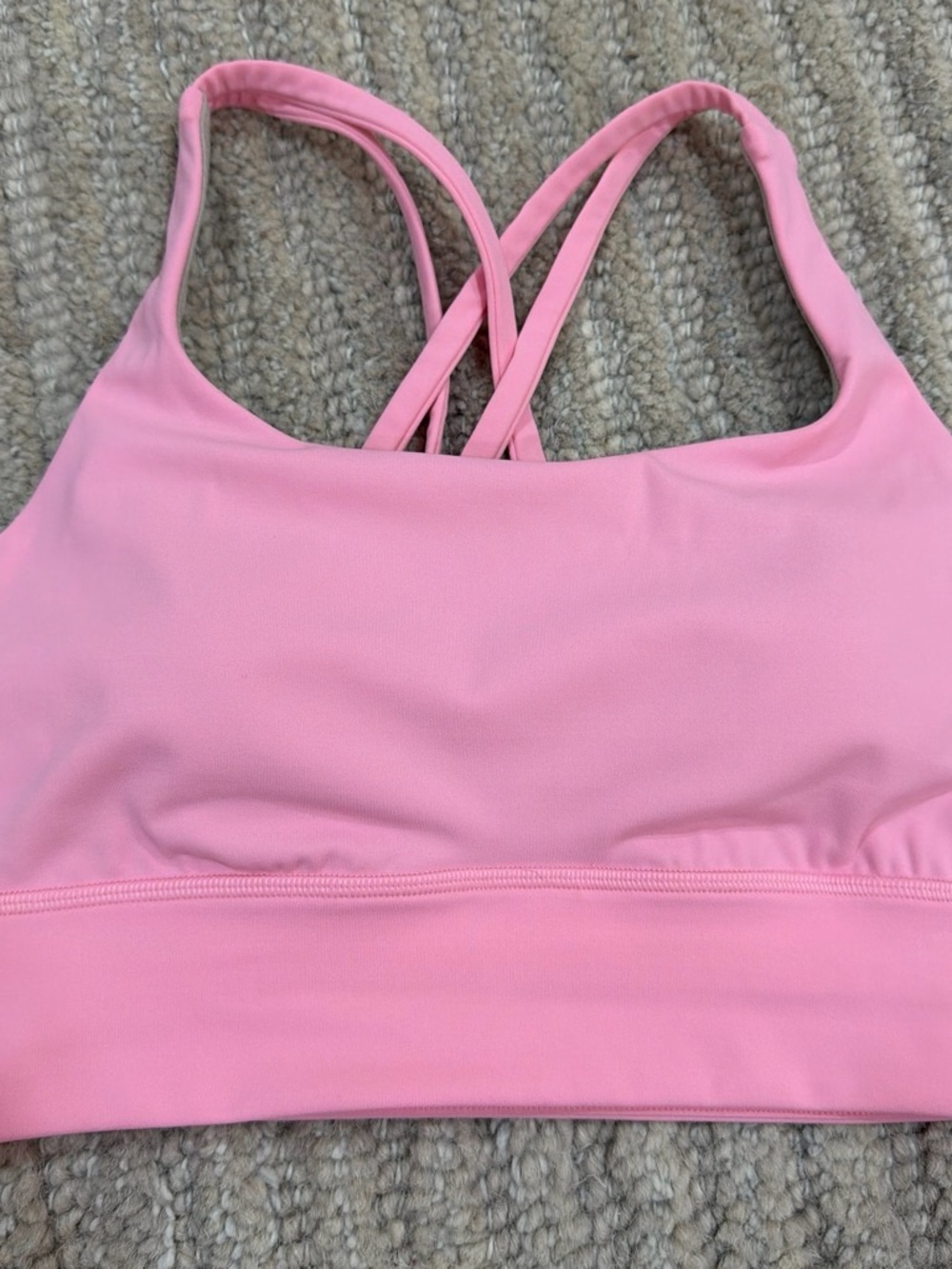 Women's Pink Strappy Swim Top